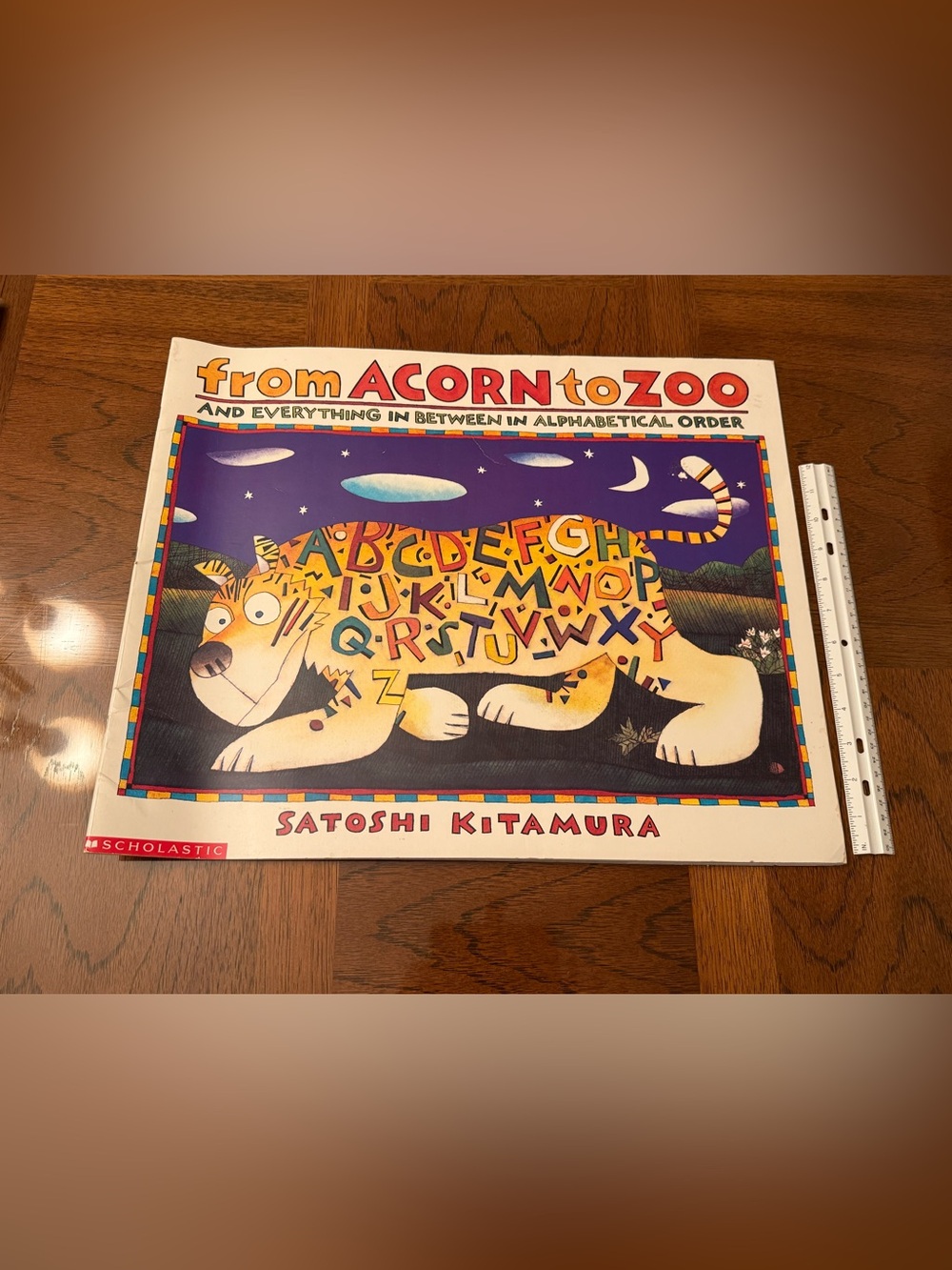 ABC book FROM ACORN TO ZOO by Satoshi Kitamura. Gorgeous art